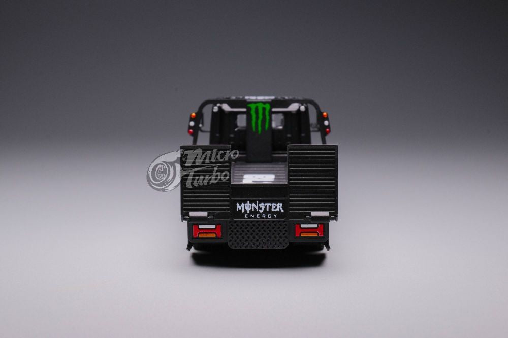 Encomende Microturbo H300 Custom Flatbed Reboque-Monster Energy