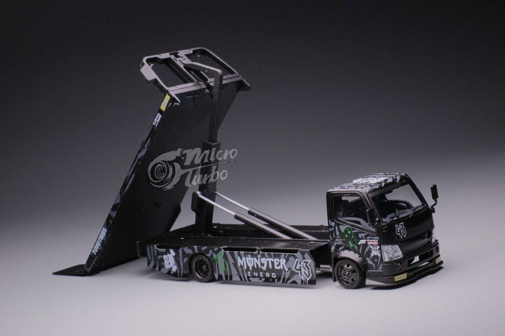 Ready to ship Microturbo H300 Custom Flatbed Tow Truck-Monster