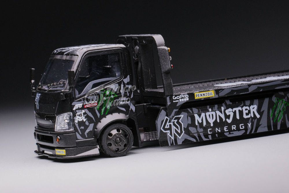 Ready to ship Microturbo H300 Custom Flatbed Tow Truck-Monster